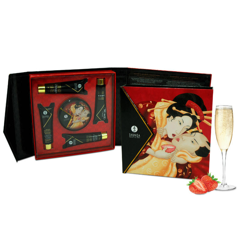 SHUNGA - SECRET GEISHA STRAWBERRIES & CAVA KIT