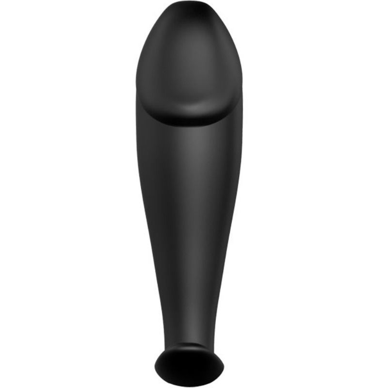 PRETTY LOVE - BLACK SILICONE PENIS-SHAPED ANAL PLUG