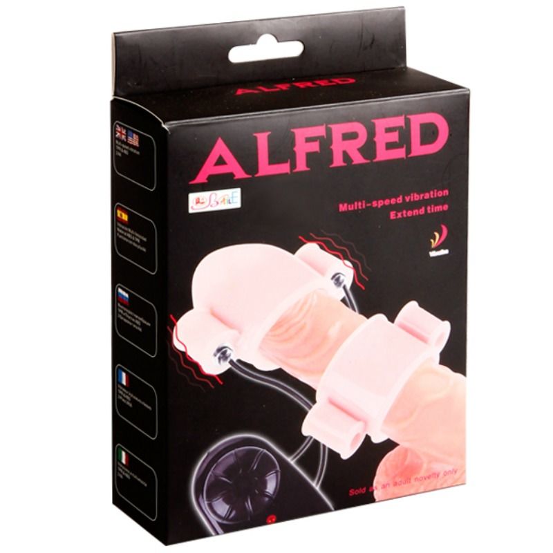 BAILE - ALFRED PENIS VIBRATING COCK RING WITH CONTROL