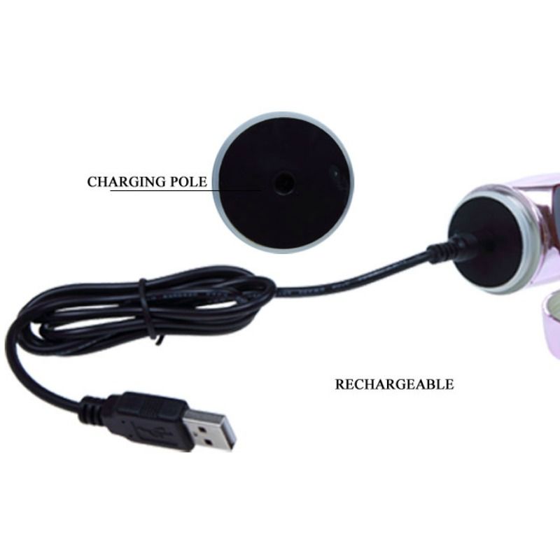 BAILE - RECHARGEABLE VIBRATOR WITH ROTATING AND THROBBING BUTTERFLY STIMULATOR