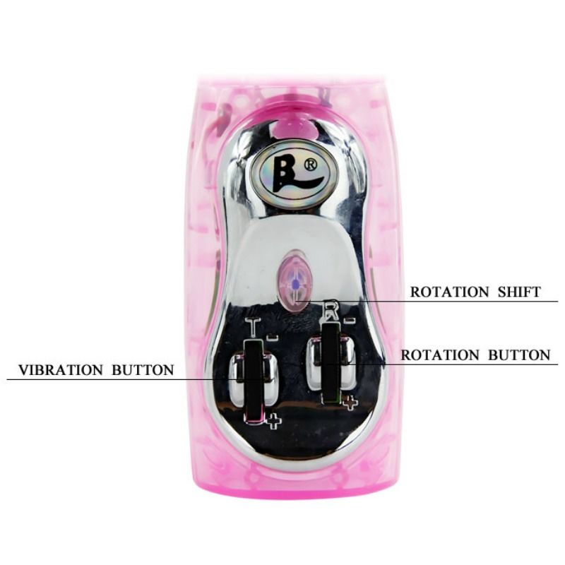 BAILE - VIBRATORWITH ROTATION AND RABBIT MULTI-SPEED AND MULTI-ROTATION