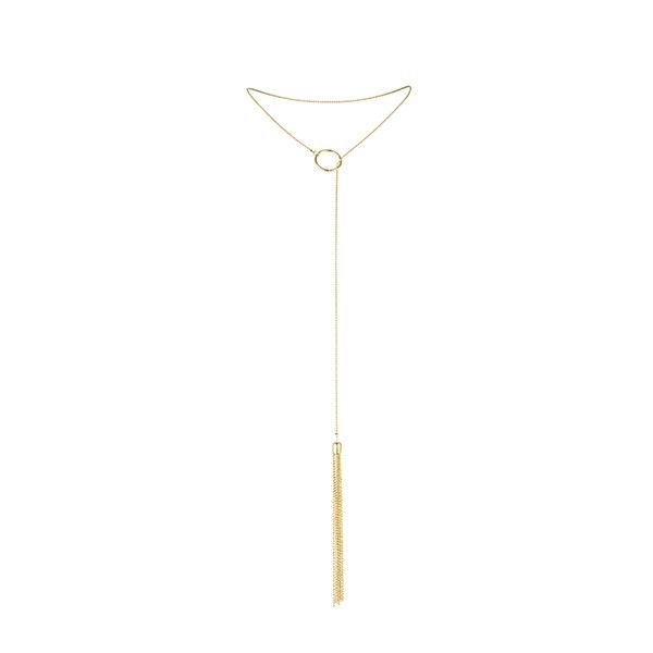 JEWELRY - MAGNIFICENT GOLD FRINGE METAL NECKLACE