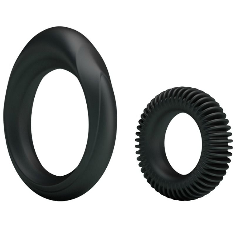 BAILE - KIT 2 SILICONE RINGS VIRILITY RING