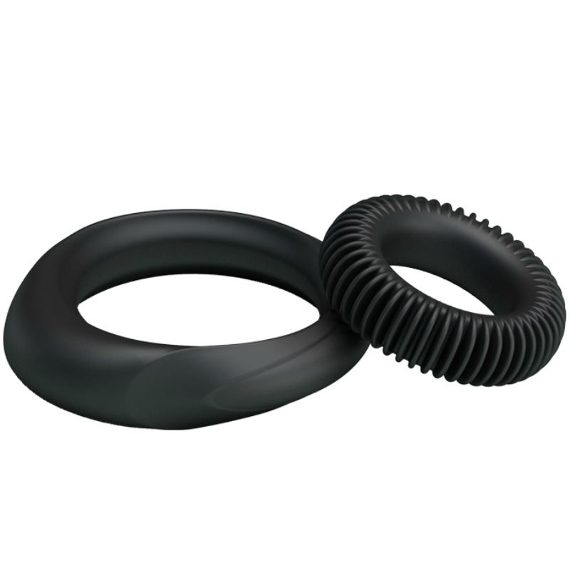 BAILE - KIT 2 SILICONE RINGS VIRILITY RING