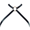 JEWELRY - INDISCREET MAZE BLACK CROSSED CHEST HARNESS