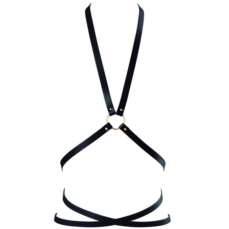 BIJOUX INDISCRETS MAZE - BLACK MULTI-STRAP HARNESS