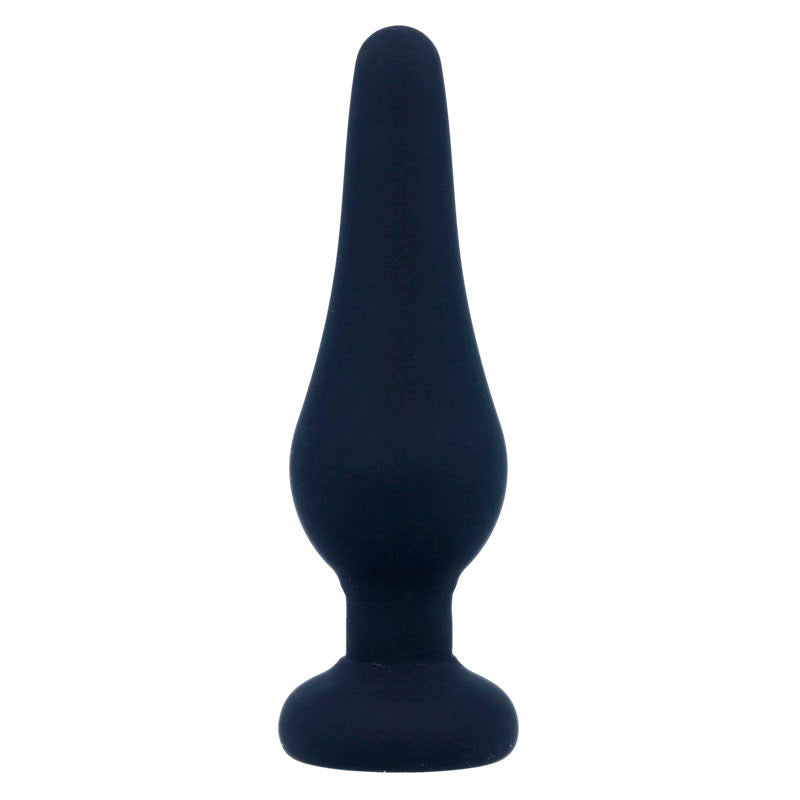 INTENSE - PIPO ANAL PLUG BLACK SILICONE 9.8 CM