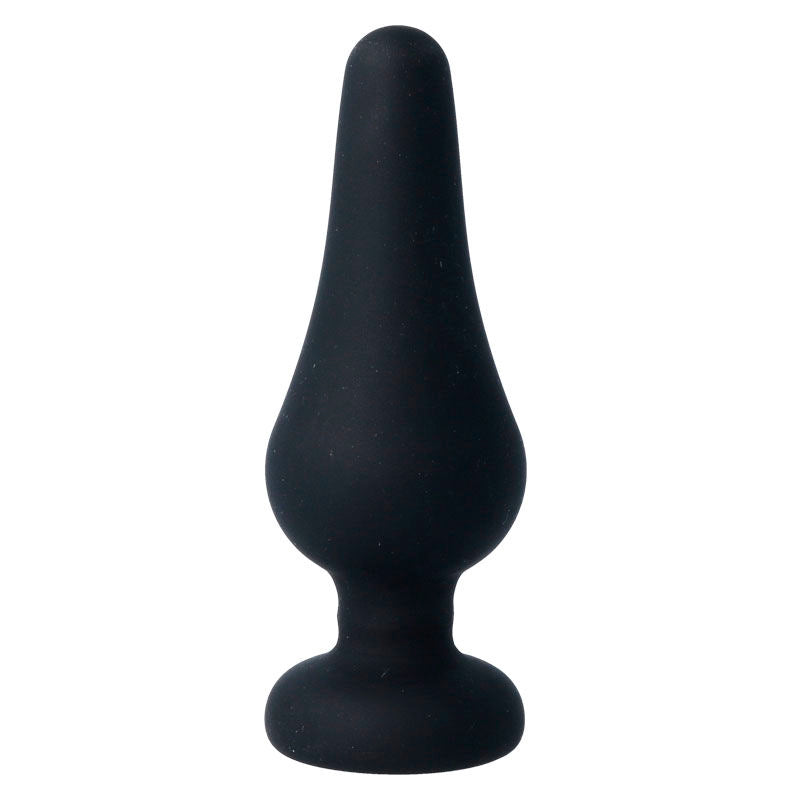 INTENSE - PIPO L SILICONE BLACK ANAL PLUG 13 CM