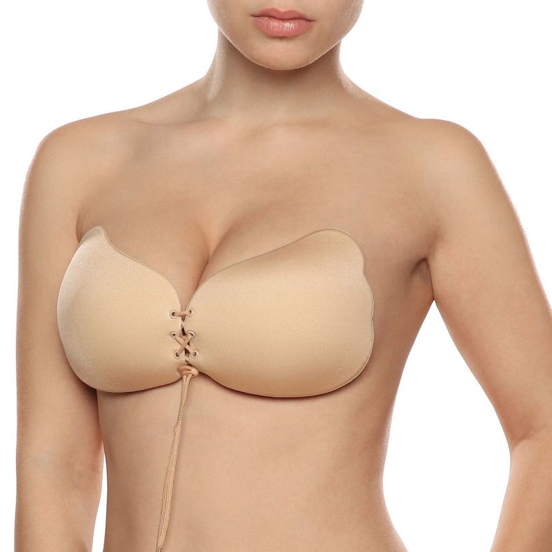 BYE-BRA - LACE-IT PUSH-UP SUPPORT BEIGE CUP C
