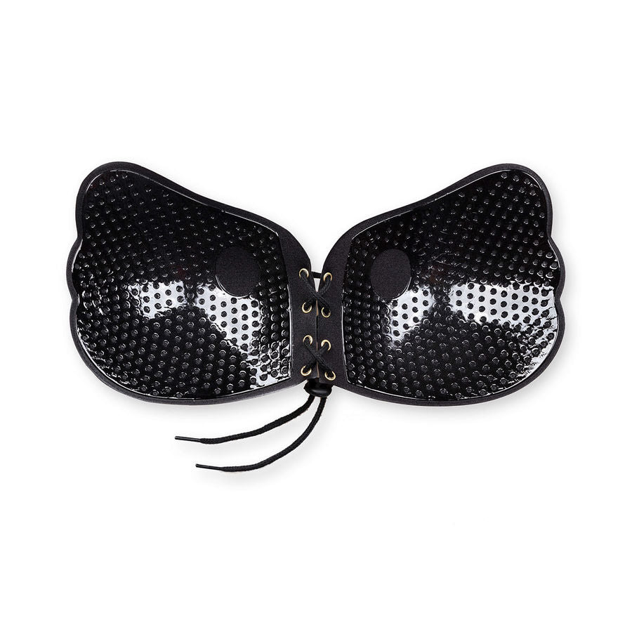 BYE-BRA - LACE-IT PUSH-UP SUPPORT BLACK CUP D