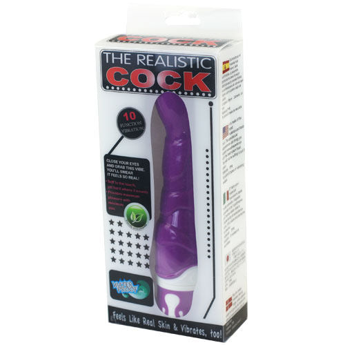 BAILE - REALISTIC DILDO 10 VIBRATION MODES PURPLE