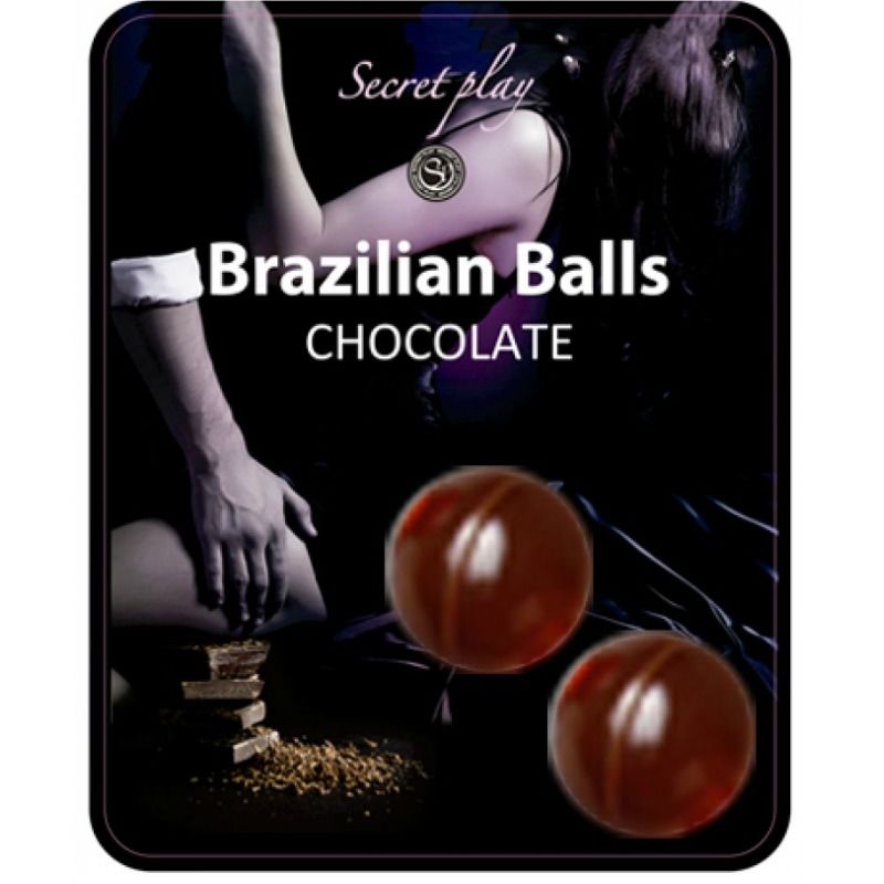SECRETPLAY - 2 CHOCOLATE BRAZILIAN BALLS