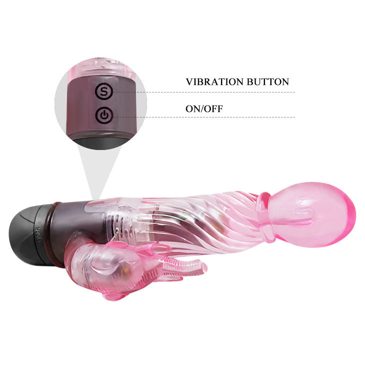 BAILE - OFFER YOU A KIND OF LOVER VIBRATOR WITH PINK RABBIT 10 MODES