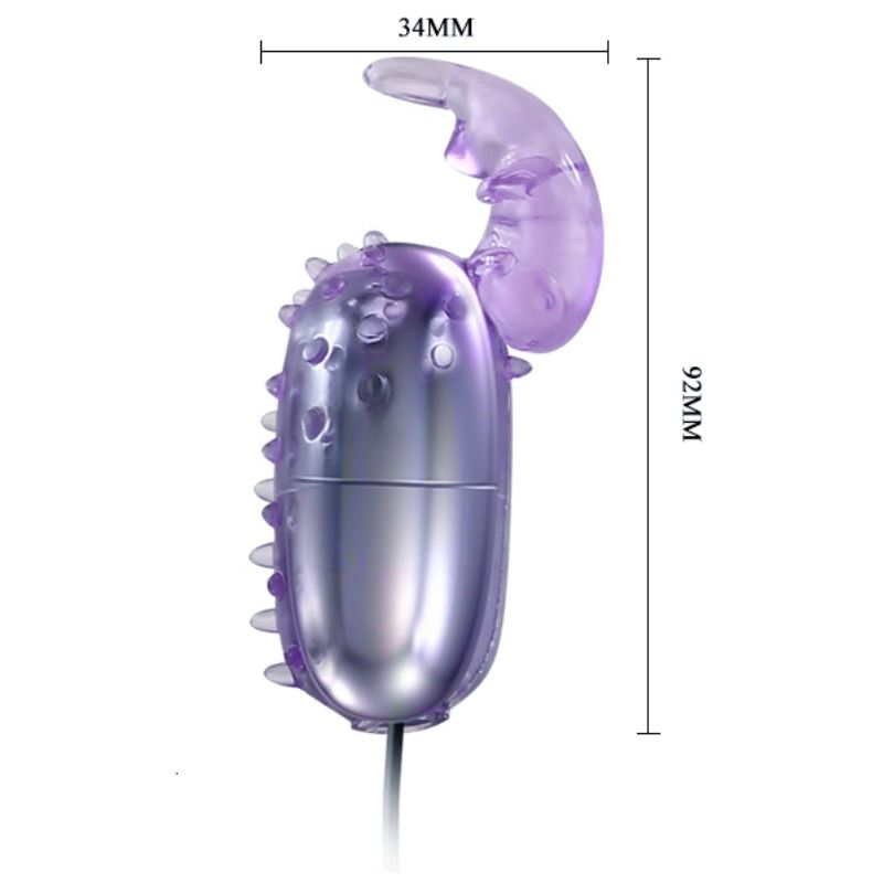 BAILE - SUPER VIBRATING VIBRATING EGG WITH STIMULATOR