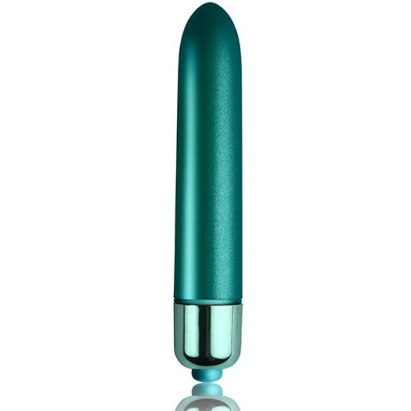 ROCKS-OFF - VIBRATING BALL WITH VELVET PEACOCK PETAL TOUCH