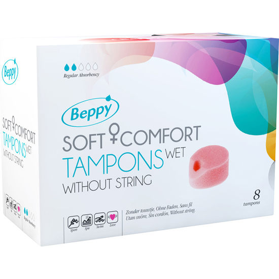 BEPPY - WET SOFT COMFORT TAMPONS 8 UNITS
