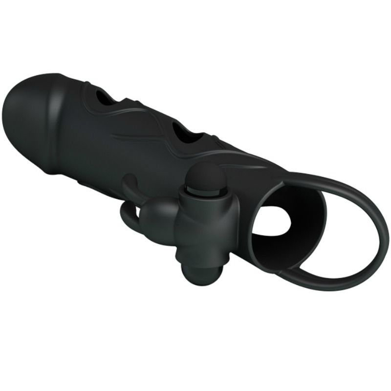 PRETTY LOVE - 14 CM SILICONE VIBRATING SLEEVE 2.0