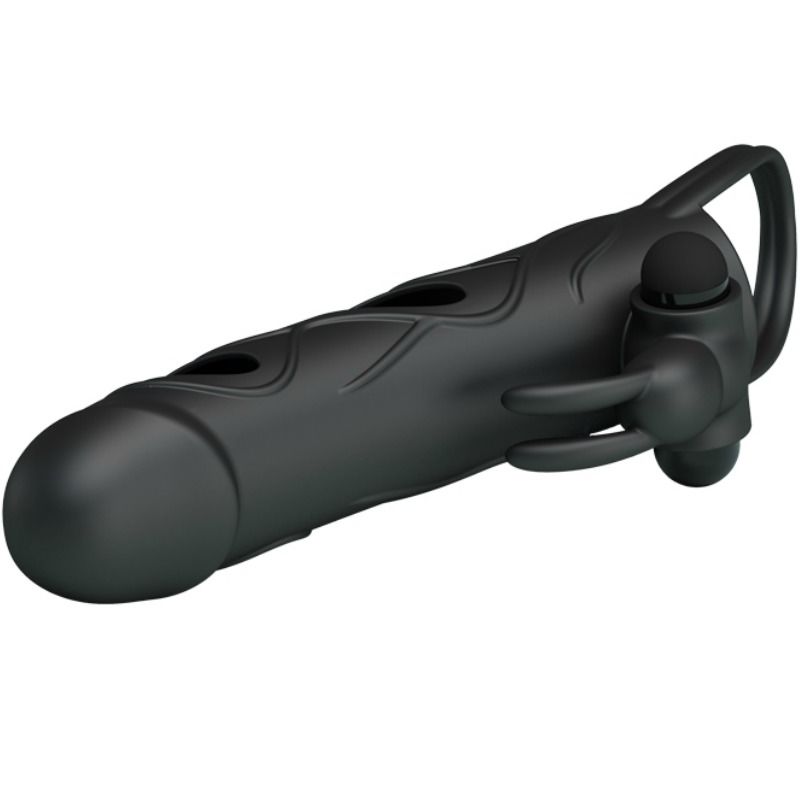 PRETTY LOVE - 14 CM SILICONE VIBRATING SLEEVE 2.0