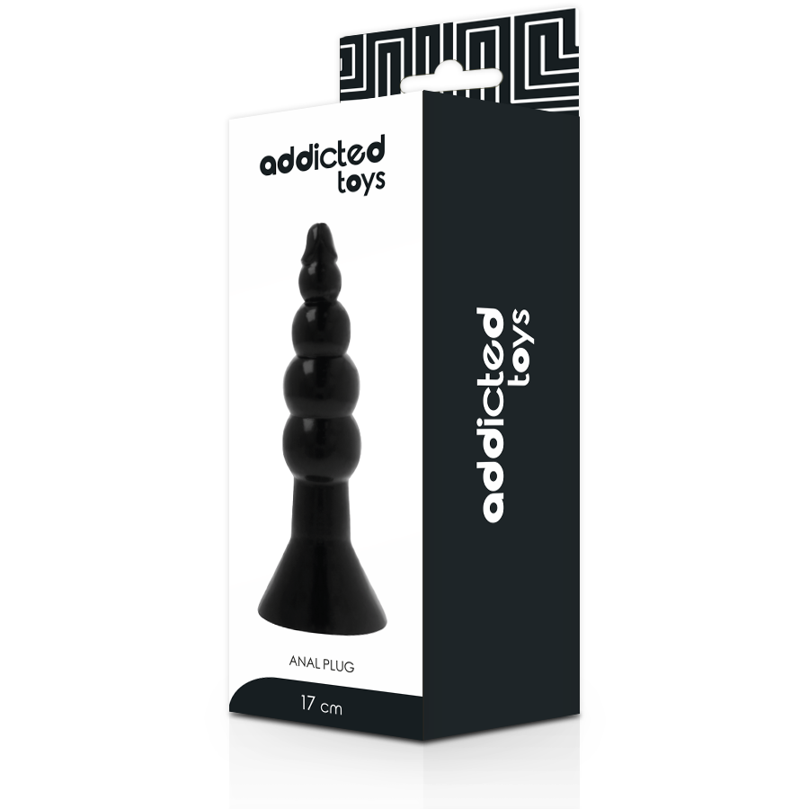 ADDICTED TOYS - BLACK 17 CM ANAL PLUG