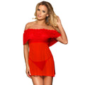 SUBBLIME - DRESSES SHORT DRESS + RED THONG L / XL