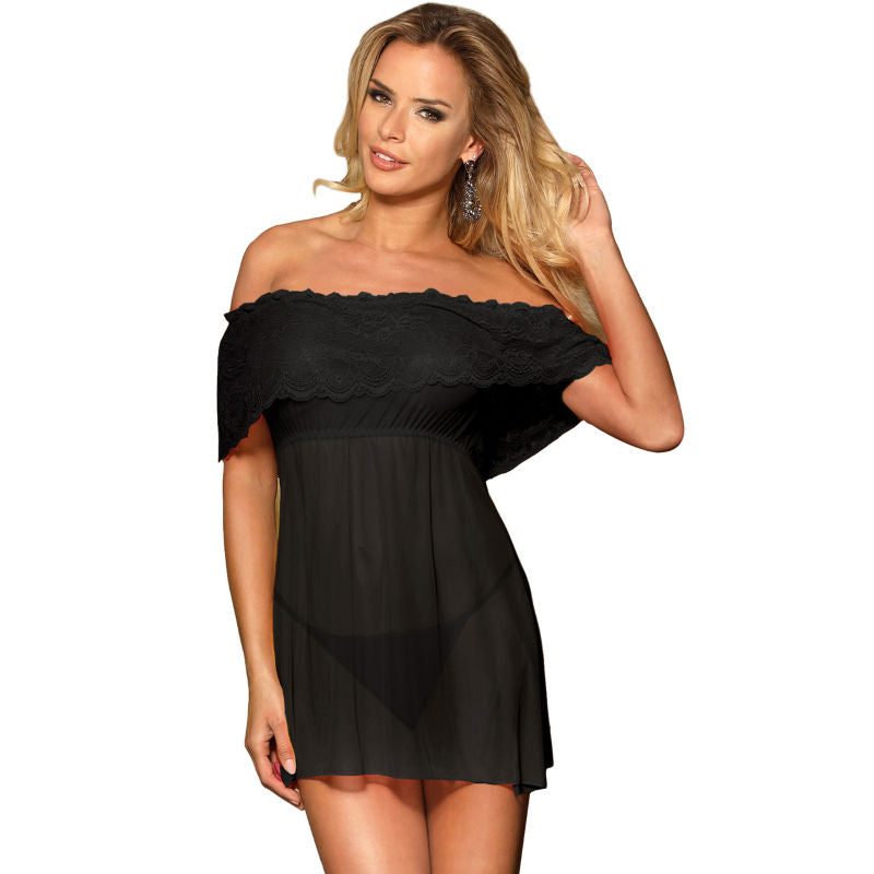 SUBBLIME - SHORT DRESS SUBBLIME + BLACK THONG S / M