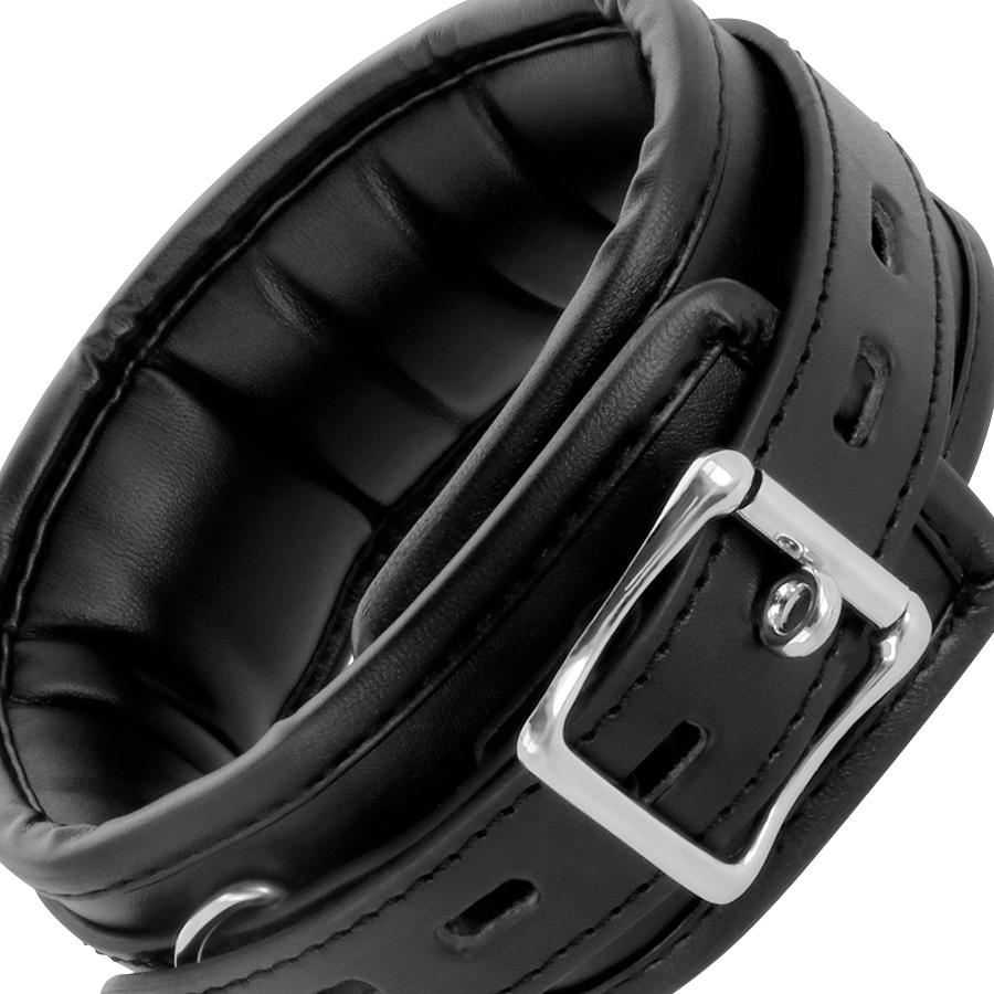 DARKNESS - SOFT LEATHER COLLAR WITH CHAIN