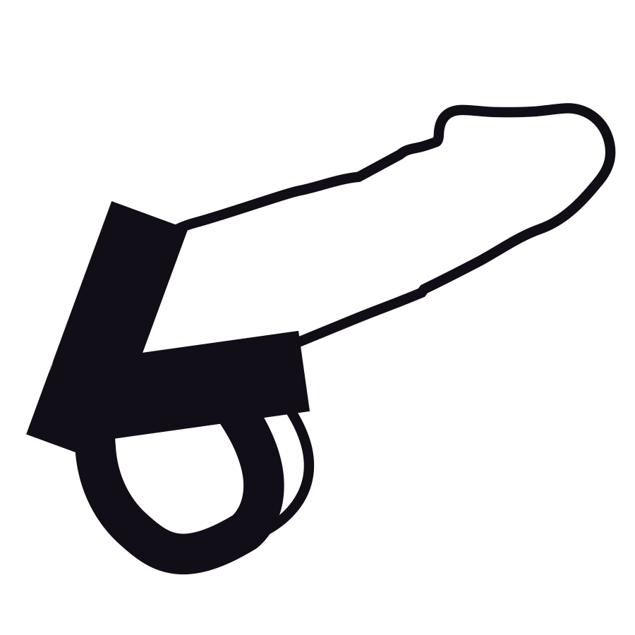 DARKNESS - PENIS AND TESTICLE RING
