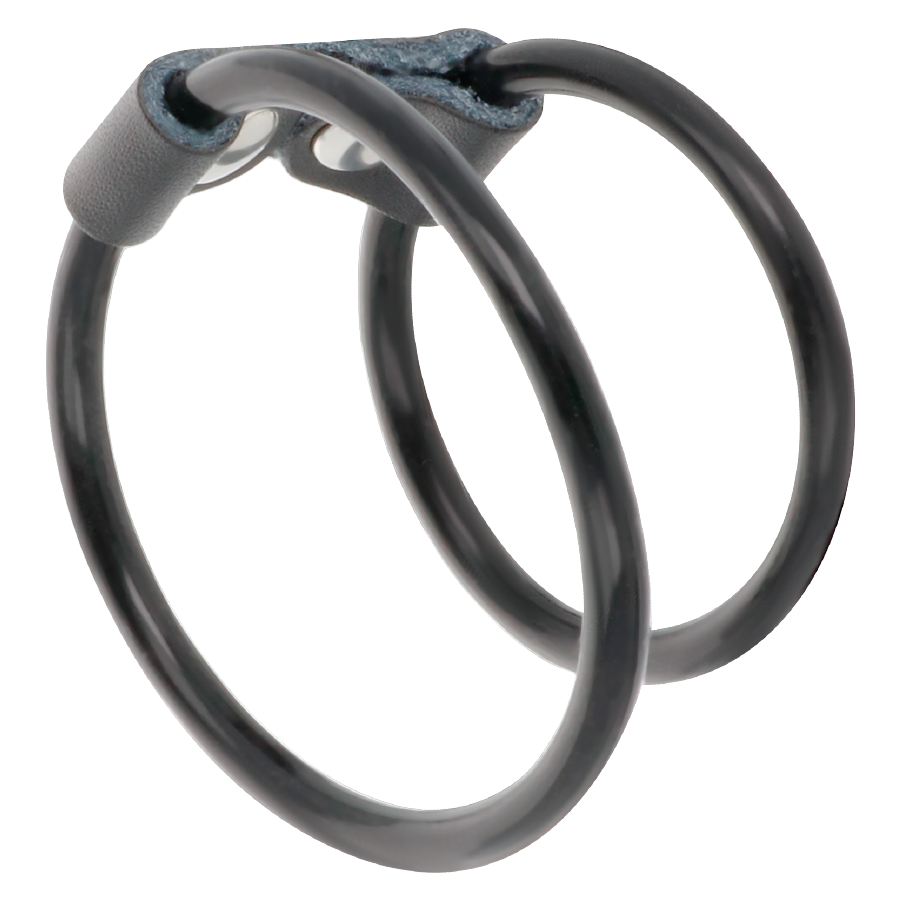 DARKNESS - DOUBLE FLEXIBLE COCK RING