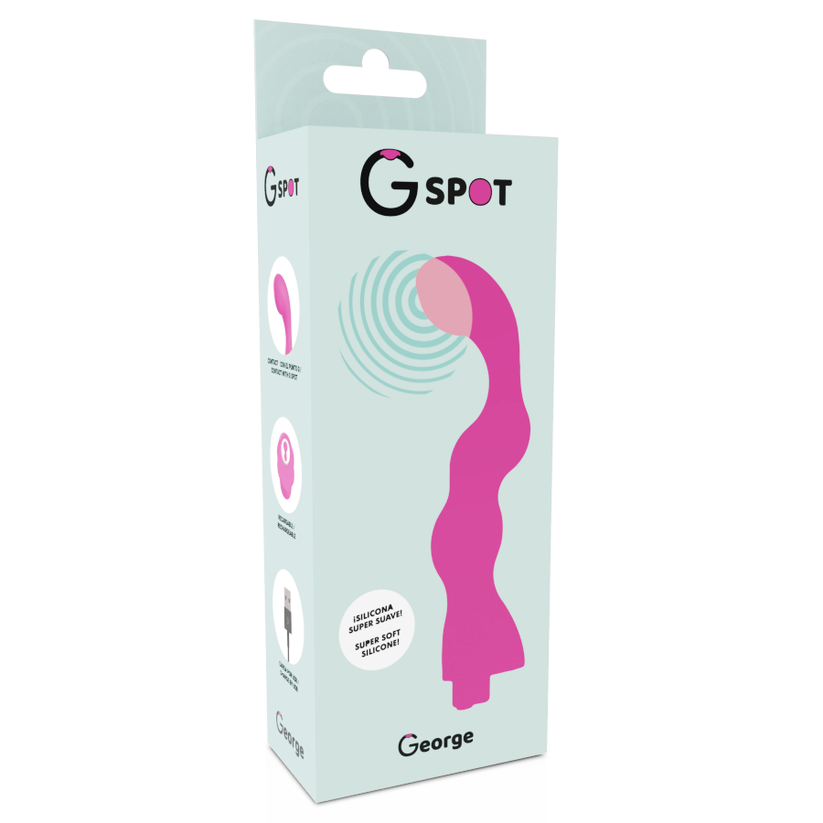 G-SPOT - GEORGE G-SPOT PINK RUBBER VIBRATOR