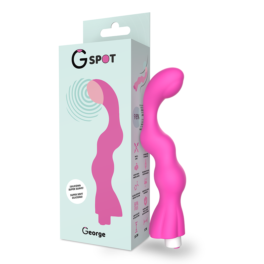 G-SPOT - GEORGE G-SPOT PINK RUBBER VIBRATOR