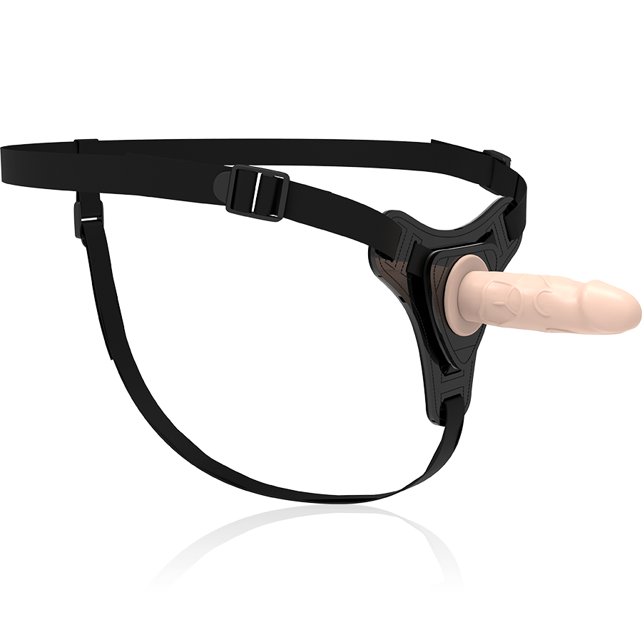 FETISH SUBMISSIVE HARNESS - REALISTIC SILICONE DILDO 12.5 CM