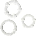 SEVEN CREATIONS - SET OF THREE CLEAR PENIS RINGS
