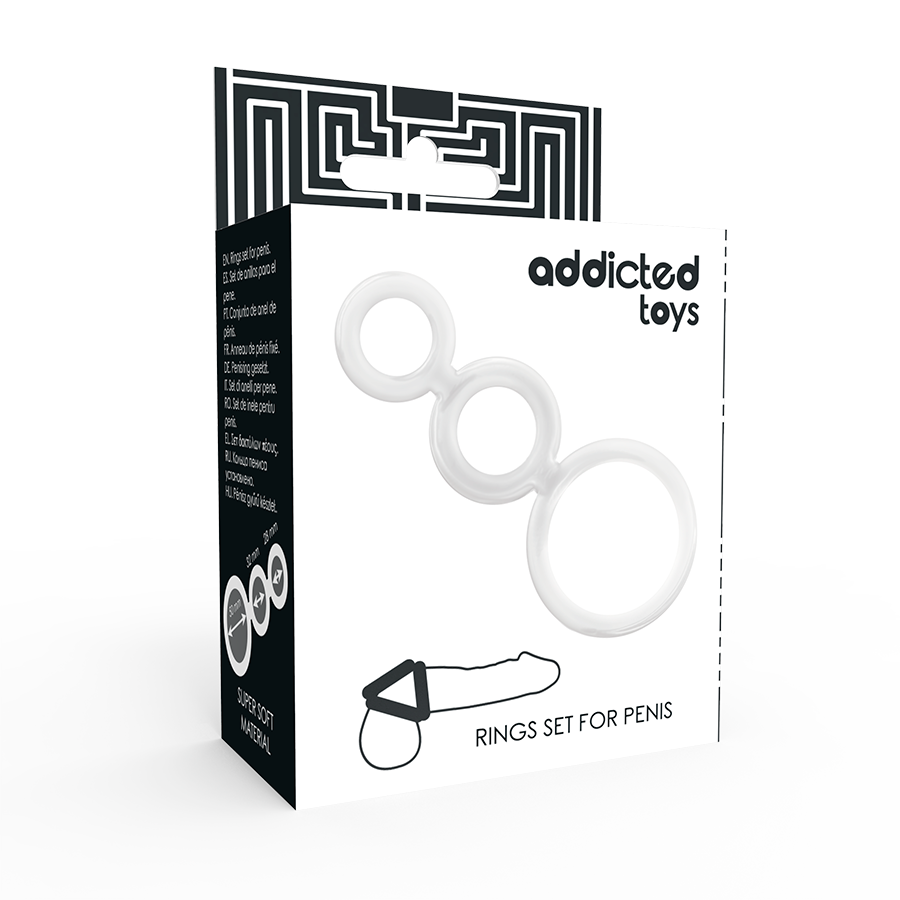 ADDICTED TOYS - DANNEAU CLEAR PENIS SET