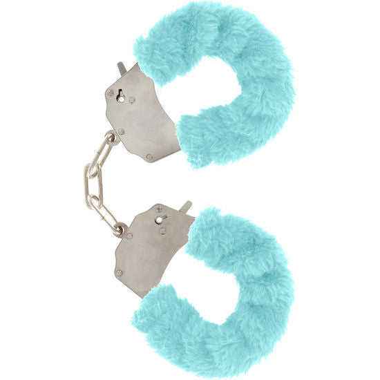 TOYJOY - BLUE FURRY FUN BONDAGE CUFFS