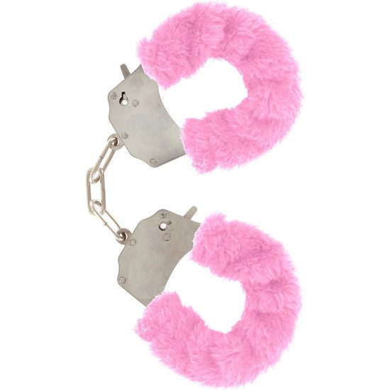 TOYJOY - FUCHSIA FURRY FUN BONDAGE CUFFS