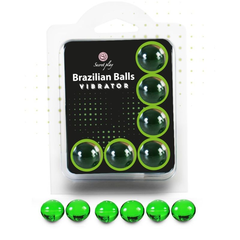 SECRETPLAY - SET OF 6 VIBRATING BRAZILIAN BALLS