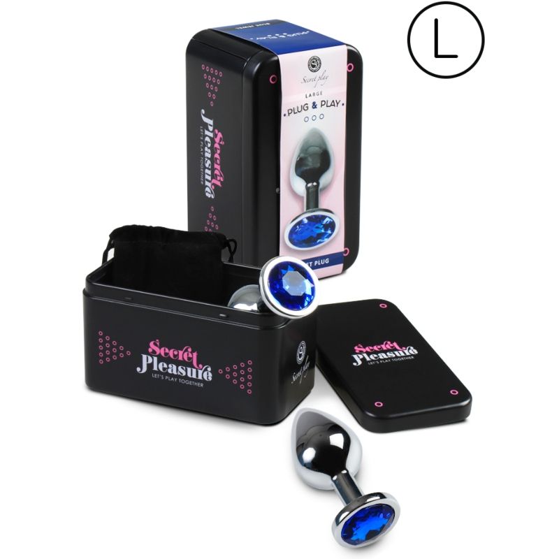 SECRETPLAY - ANL PLUG SIZE L BLUE