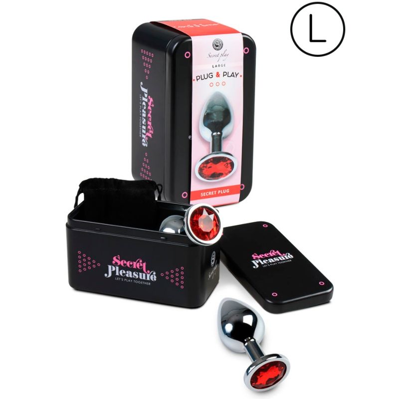 SECRETPLAY - RED L-SIZE ANAL PLUG