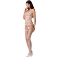 PASSION - WOMAN BS067 BODYSTOCKING WHITE ONE SIZE