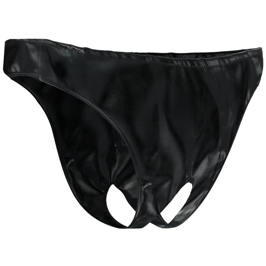 DARKNESS - UNISEX OPEN CROTCH PANTIES ONE SIZE