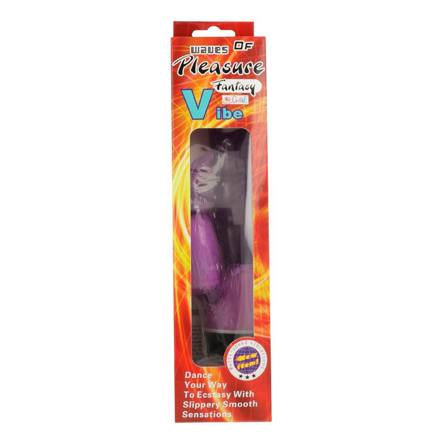 BAILE - FANTASY WAVES OF PLEASURE LILAC RABBIT VIBRATOR 23 CM