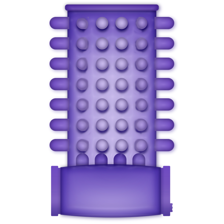 CASUAL LOVE - LILAC VIBRATOR PENIS SLEEVE