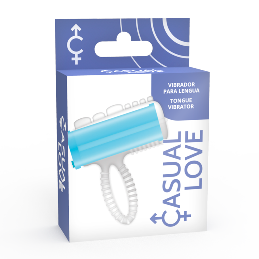CASUAL LOVE - VIBRATING TONGUE RING BLUE