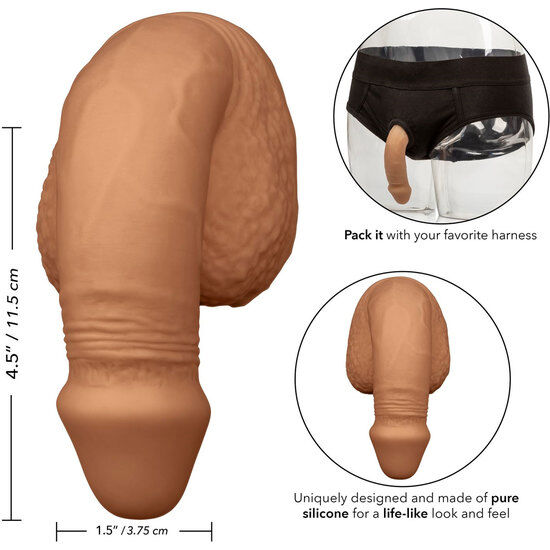 CALEXOTICS - SILICONE PENIS SLEEVE 12.75 CM CARAMEL