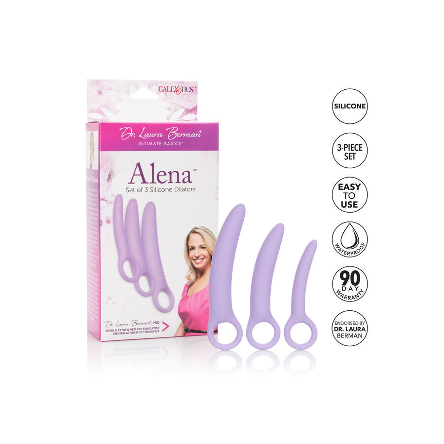 CALEXOTICS - DR. LAURA BERMAN ALENA SILICONE DILATOR SET OF 3