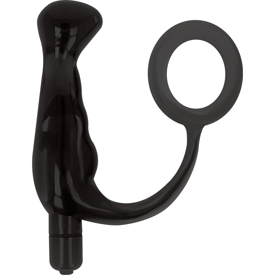 ADDICTED TOYS - TICO BLACK PROSTATE VIBRATOR 10 CM