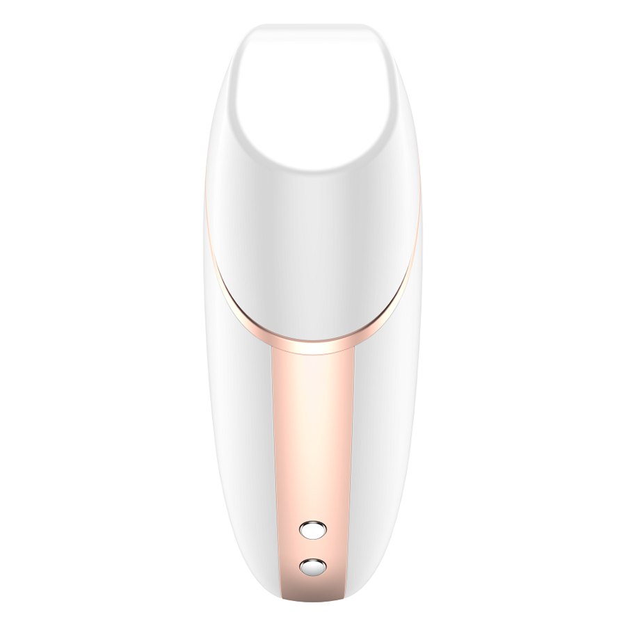 SATISFYER - AIR PULSE STIMULATOR AND VIBRATOR LOVE TRIANGLE WHITE