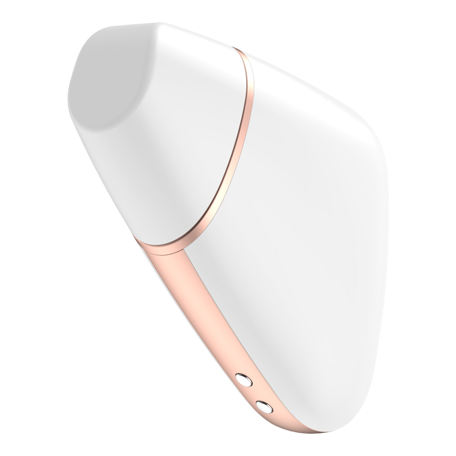 SATISFYER - AIR PULSE STIMULATOR AND VIBRATOR LOVE TRIANGLE WHITE
