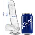 X RAY - CLEAR MOUTH GAG WITH BALLS 18.5 CM -O- 3.8 CM