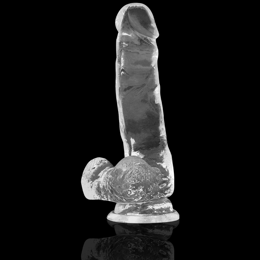 X RAY - CLEAR MOUTH GAG WITH BALLS 18.5 CM -O- 3.8 CM